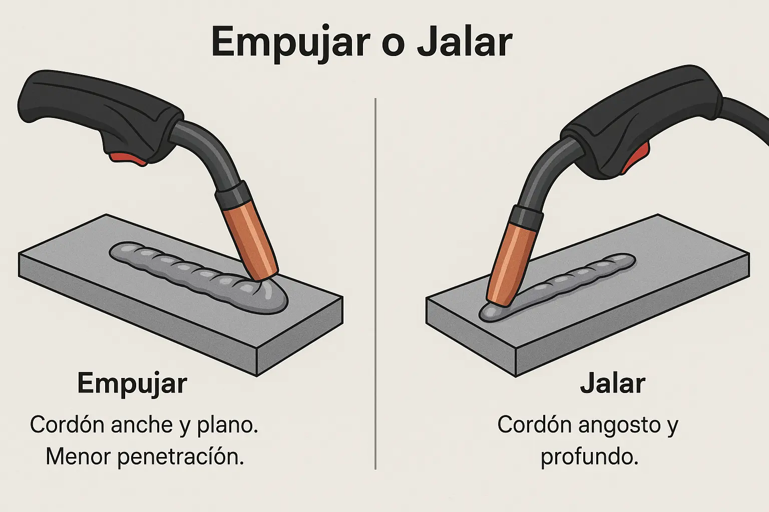 Empujar o Jalar Empujar o Jalar