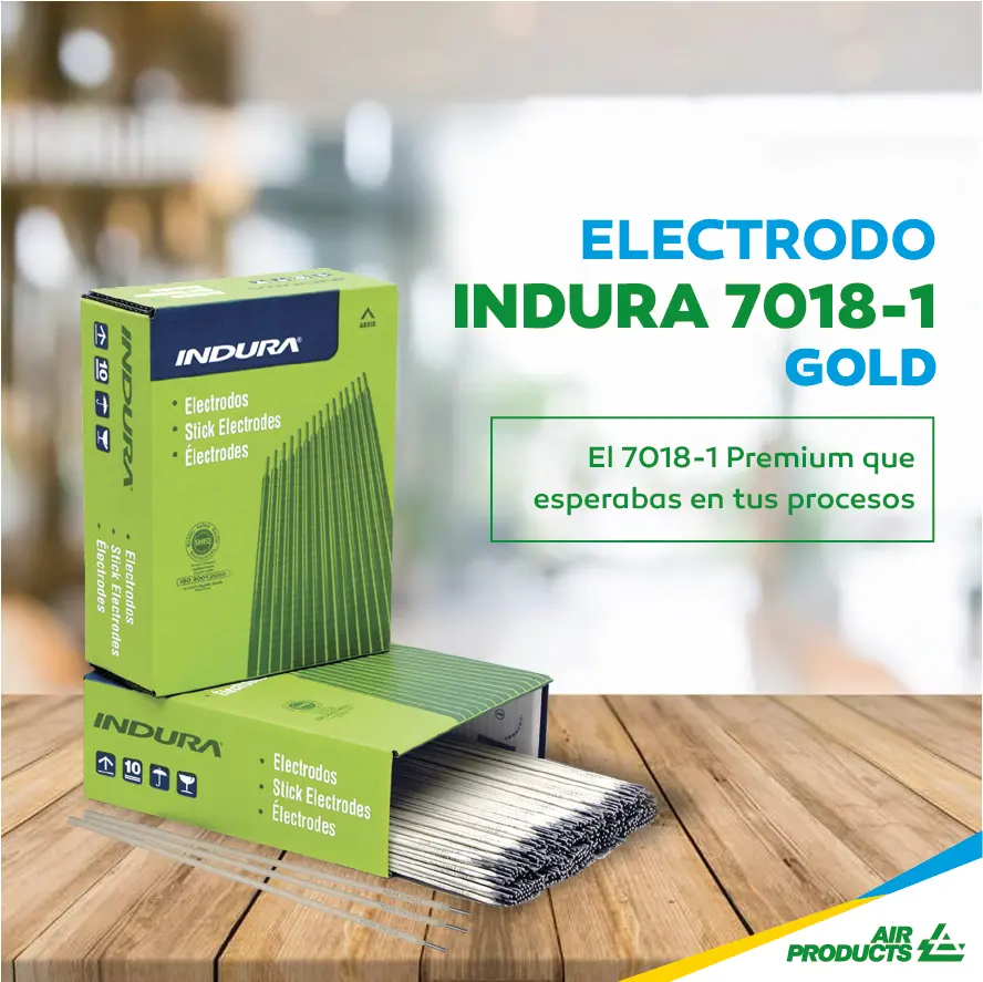 Electrodo Indura 7018-1 GOLD 4.8 mm - 3/16"