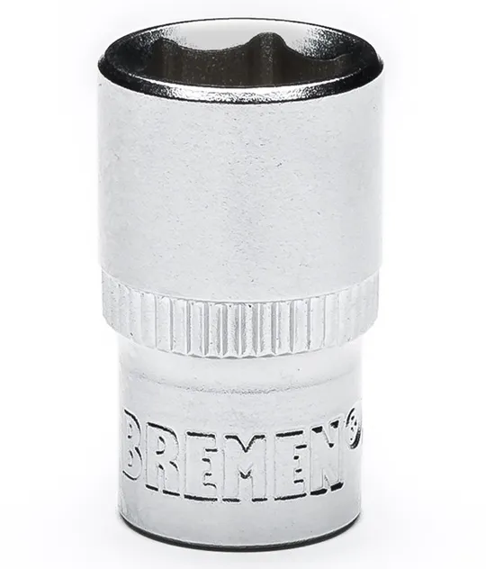 Bocallave Enc. 1/4" 10.0mm CORTA (L25mm) HEXAGONAL (CrVa) Bremen