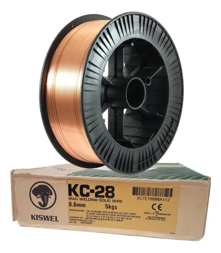 [02.17.53.00.00042] Rollo de Alambre MIG Kiswell ER70s-6 KC28 0.80 mm x 15 Kg