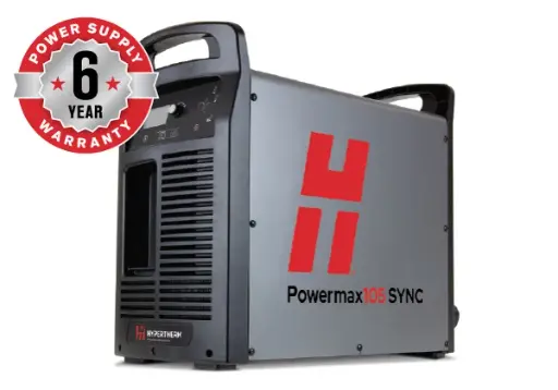 [02.17.18.46.00001] Equipo Hypertherm Powermax 105 Sync CSA 200-600V 3F CPC con Torcha Manual 7.6 m.